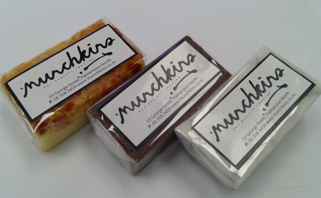 Different flavours of Munchkins fudge